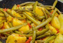 Patate e fagiolini in padella Patate e fagiolini al pomodorino RicettaSprint