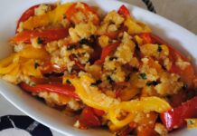 Peperoni gratinati alla mediterranea, non hai bisogno di accendere il forno e li prepari in meno di 10 minuti: è lo stesso sapore di quelli che faceva nonna Peperoni gratinati alla mediterranea