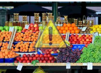 Frutta esposta alla vendita