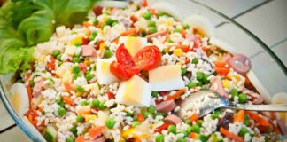 Una bella insalata di riso