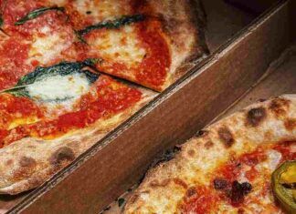 Pizza nel cartone