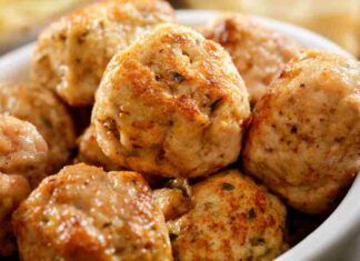 Polpette croccanti che sembrano fritte