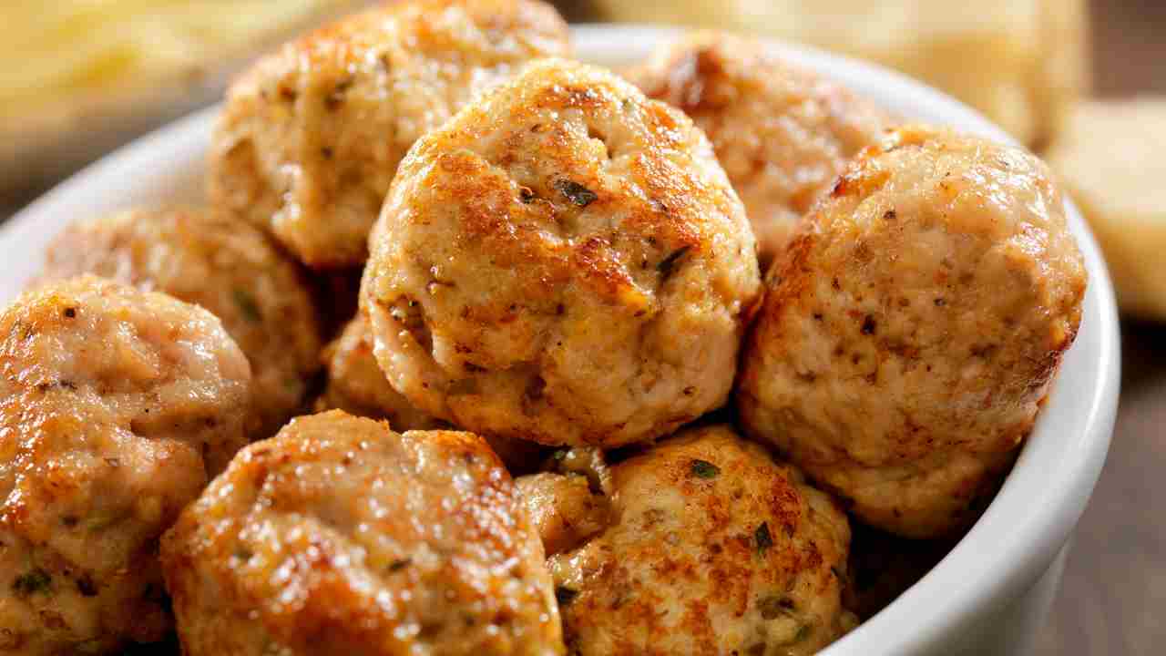 Polpette croccanti che sembrano fritte