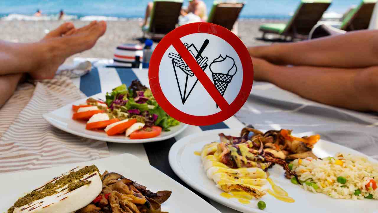 Cibo in spiaggia