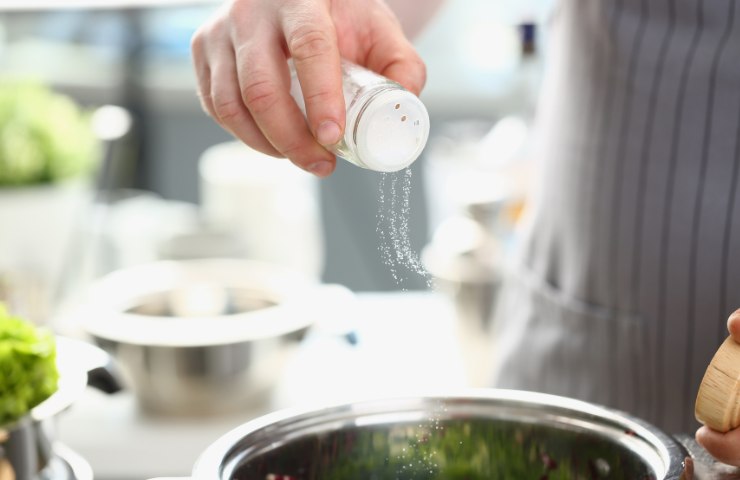 Sale usato in cucina