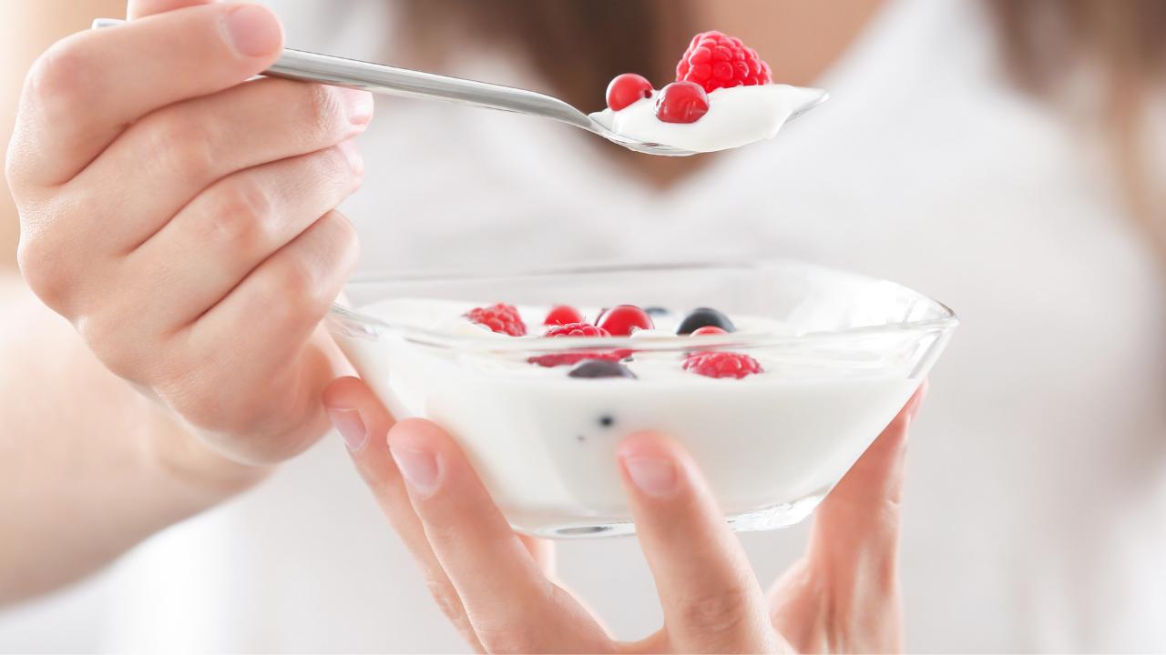 Yogurt con frutti di bosco