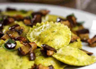 Ravioli con le melanzane