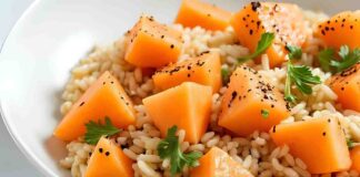 Risotto al melone cantalupo - RicettaSprint