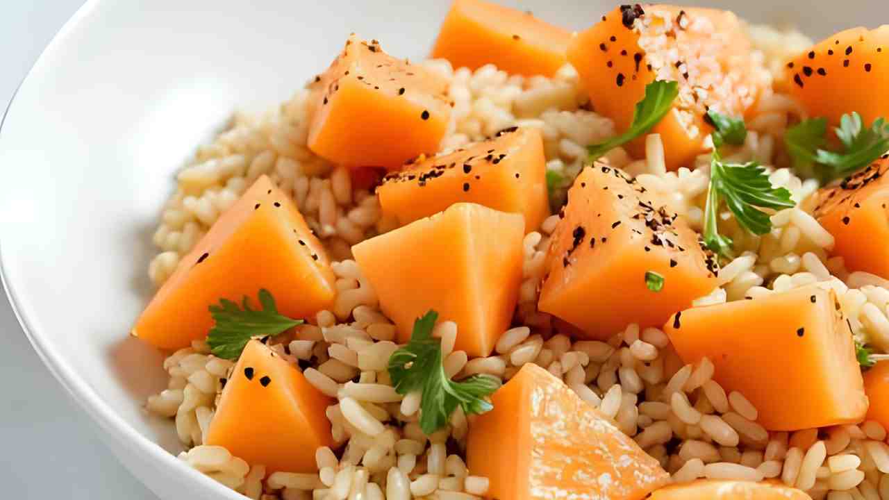 Risotto al melone cantalupo - RicettaSprint