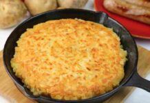 Ma quale frittata di patate, faccio direttamente questa, non sporco nulla e piace sempre a tutti Rosti di patate al posto della frittata - RicettaSprint