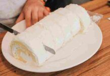 Rotolo di panna con farina di cocco - RicettaSprint