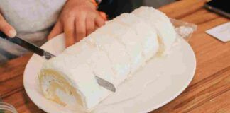 Rotolo di panna con farina di cocco - RicettaSprint