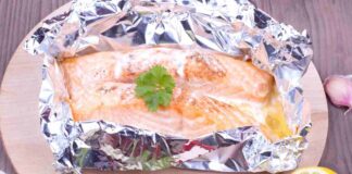 Salmone al cartoccio