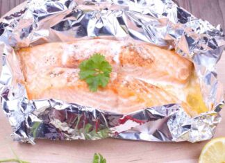 Salmone al cartoccio