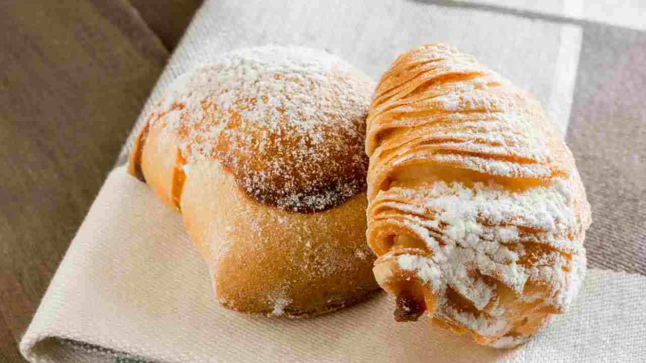 Sfogliatelle napoletane fatte in casa