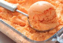 Sorbetto con soli 3 ingredienti, in estate non mi ferma più nessuno, ne ho sempre una scorta Sorbetto limone cantalupo - RicettaSprint