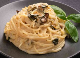 Spaghetti alla Nerano cremosi