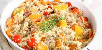 Straccetti di pollo e quinoa - RicettaSprint