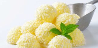 Tartufini cocco e limone