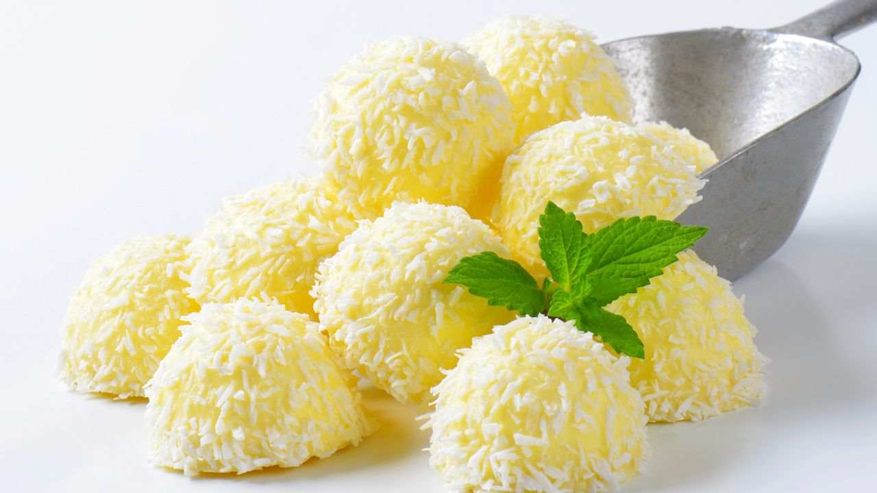 Tartufini cocco e limone