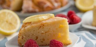 Torta all'acqua e limone senza uova e burro