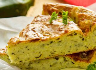 Torta di zucchine con provola e prosciutto cotto RicettaSprint