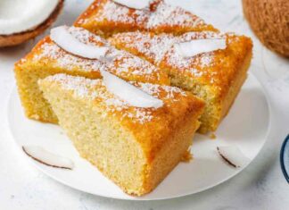 Torta fluffy al cocco