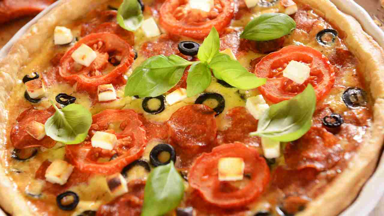Torta pomodori salame RicettaSprint