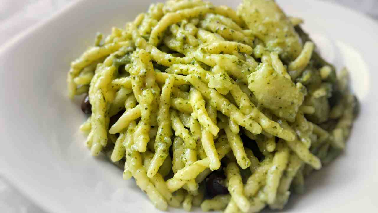 Trofie al pesto e patate