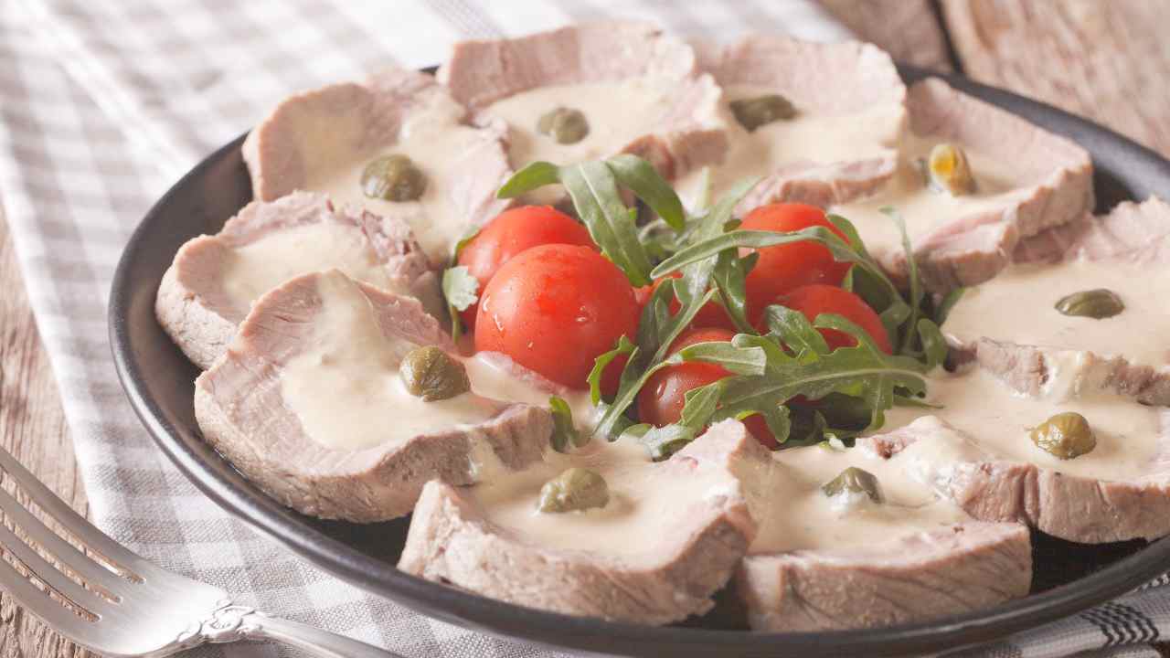 Vitello tonnato ricetta originale con e senza uova
