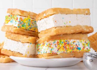 Waffle gelato
