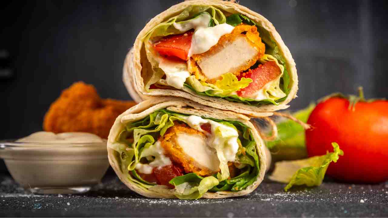 Wrap di pollo fritto RicettaSprint