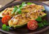 Zucchine ripiene al salmone