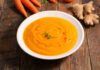 Zuppa di carote e zenzero con latte di cocco