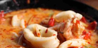 Zuppetta di calamari alla napoletana