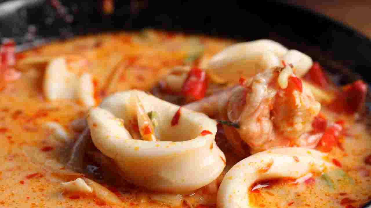 Zuppetta di calamari alla napoletana