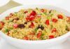 insalata di couscous con pomodorini, feta e limone