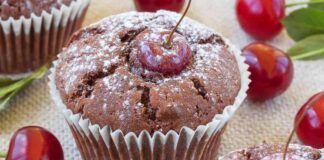muffin cioccolato e ciliegie ricettasprint