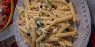 Pennette al salmone anni '80