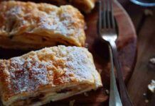 Stamattina colazione top, ho arrotolato e infornato in 10 minuti era pronta questa meraviglia che si è sciolta in bocca