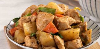 Bocconcini di pollo con le patate