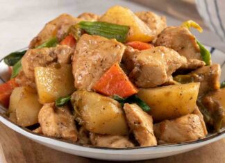 Bocconcini di pollo con le patate