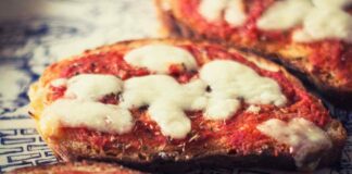 Bruschette pizza