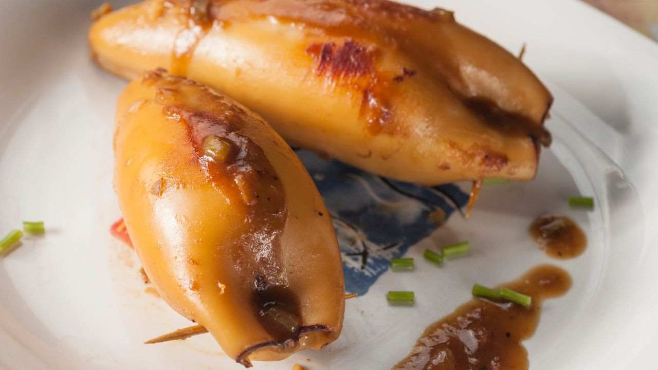 Calamari imbottiti di pancetta