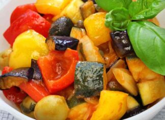 Caponata di verdure al forno