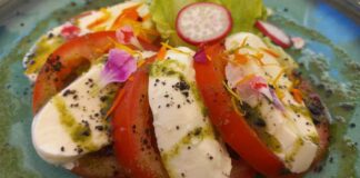 Caprese con pesto di basilico RicettaSprint