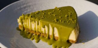 Cheesecake al pistacchio veloce