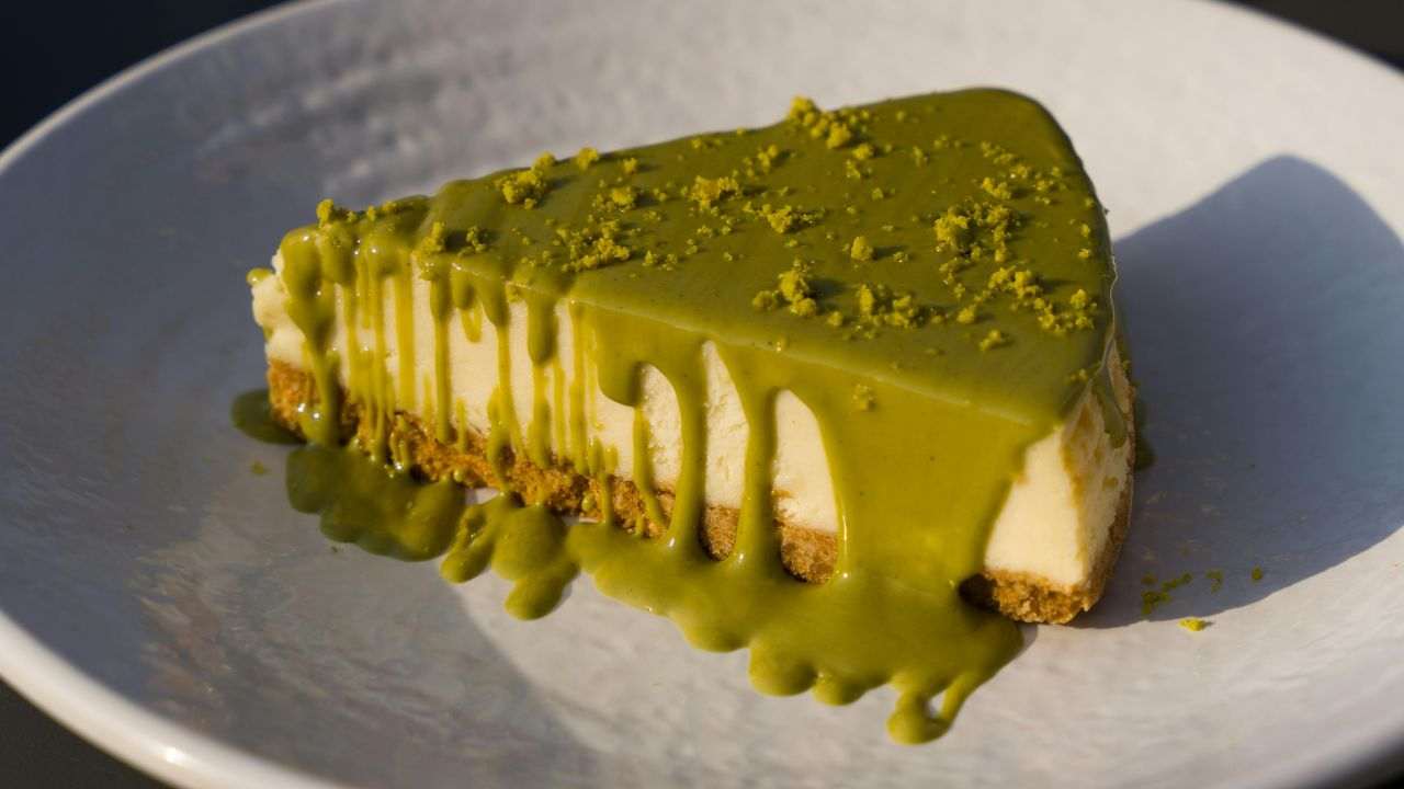Cheesecake al pistacchio veloce
