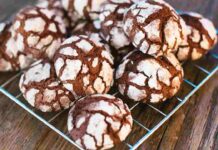 Chocolate crinkles cookies RicettaSprint