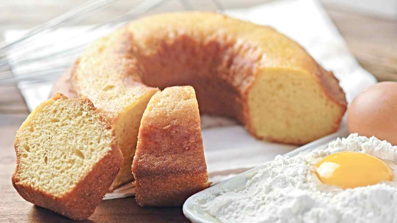 Ciambellone al bicchiere